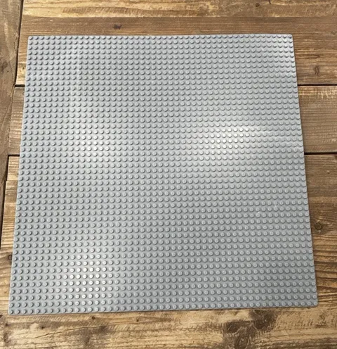 LEGO Gray 48x48 Baseplates Lot of 2 – Genuine LEGO Large Building Plates – 3811