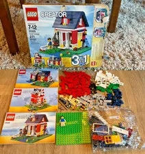 LEGO CREATOR Small Cottage 3-In-1 Set (31009) Complete w/ Minifigure~Bag Sealed
