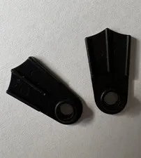 Vintage LEGO Black Scuba Flippers 2599a Minifigure Diving Fins Pair Accessories