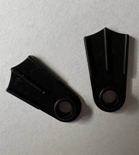 Vintage LEGO Black Scuba Flippers 2599a Minifigure Diving Fins Pair Accessories