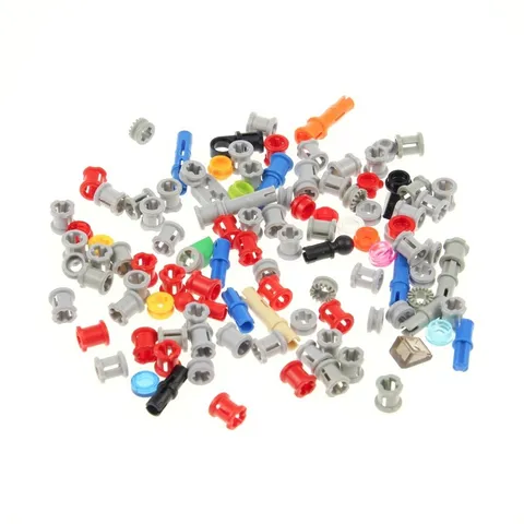 100 LEGO Technic small parts approx. 20 g stopper pin bush mixed e.g.: 3713 4265