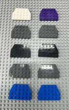 LEGO Parts - Wedges, Plate 4x6 Cut Corners (#32059) Lot of 12 Multicolored