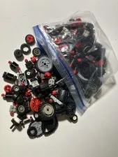 Vintage And Classic Lot Of  LEGO Wheels, Tires, Axels 1980’s 1990’s