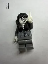 LEGO Minifigure Moaning Myrtle Dark Bluish Gray Robe Harry Potter NEW