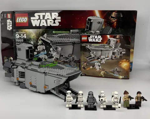 LEGO Star Wars 75103 First Order Transporter 100% Complete 