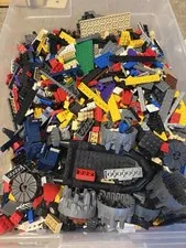 LEGO Bulk Lot Mixed Bricks Pieces Parts, Multicolor Plastic, Age 4+