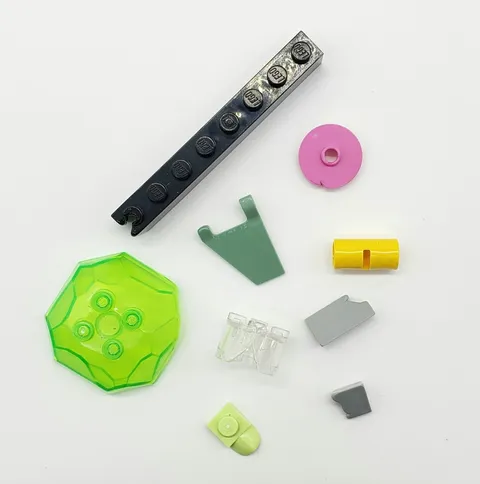 Lot of 9 Lego Short Shot Parts Pieces Error Prototype Test Misprint