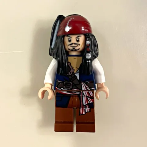 LEGO Captain Jack Sparrow Minifigure Pirates of the Caribbean