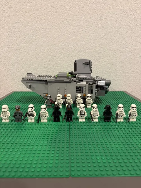 LEGO Star Wars: First Order Transporter (75103) Used With Extra Figures