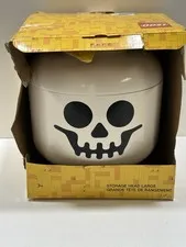 LEGO Official Large Skull Skeleton Halloween Storage Head Stackable Container