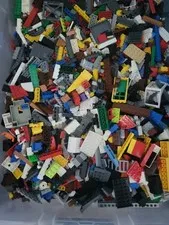 LEGO Bulk Lot of 2 Pounds Random Parts Pieces Clean Genuine 2 Lbs Grab Bag