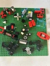 LEGO VEHICLE LOT OF TIRES, WINDSHIELDS AND MORE! Including Magnet Pieces