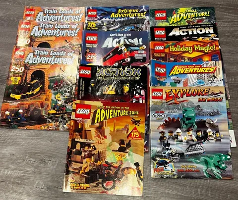 Lego Shop At Home Catalog Lot of 12 - date range  1997 to 2000 see description