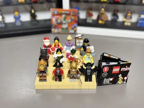 LEGO Minifigures Series 8 Lot of 13 Santa Pirate Bat Diver Conquistador 8833⁠