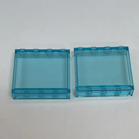 Lego 35233 Transparent Aqua Blue Replacement Parts Pieces Lot of 2