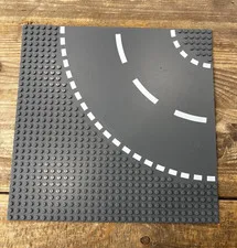 LEGO Road Baseplates Lot - 12 Plates - Straight, Curved, T & Crossroads - Genuin