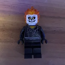 LEGO ghost rider minifigure