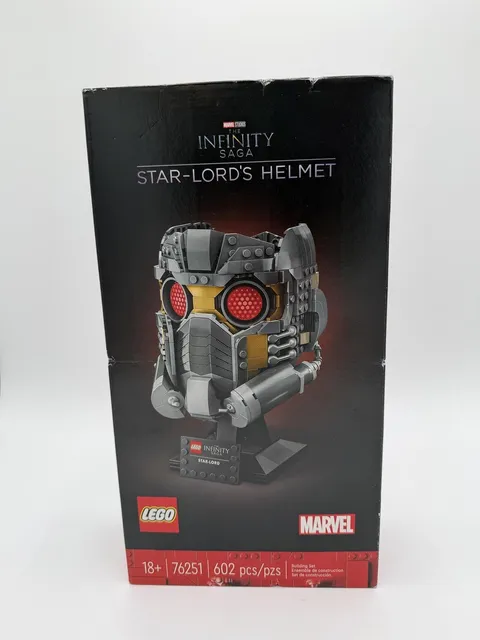 LEGO Marvel Star-Lord's Helmet 76251 602 Piece Building Set Multicolor