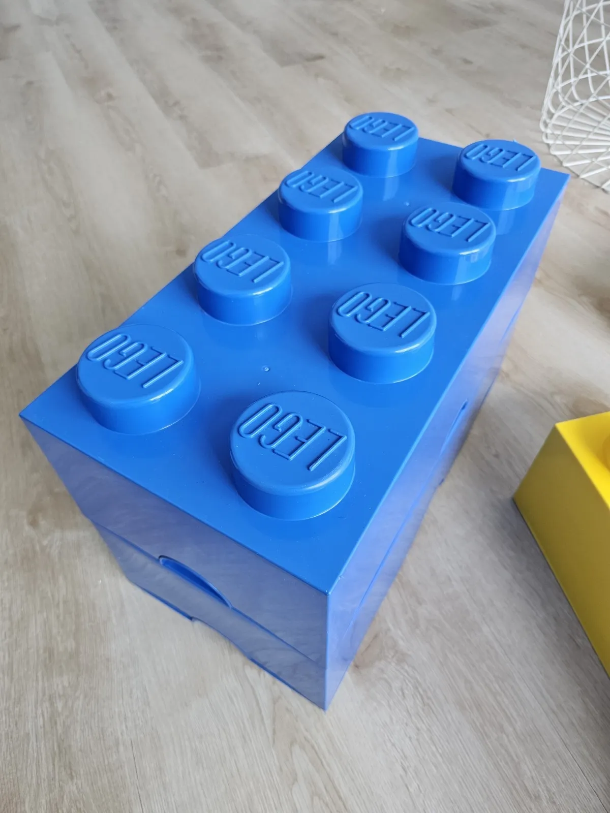 LEGO Storage Brick Box Blue – Large Stackable Organizer – Clean