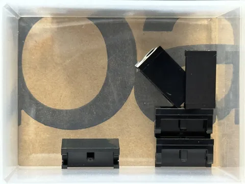 LEGO Parts - Black Hinge Brick 1 x 2 Base - No 3937 - QTY 5