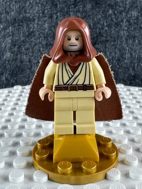 LEGO Star Wars Retired Obi-Wan Kenobi Old SW0336 Hood Cape Minifigure