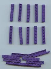 LEGO x 20 Dark Purple Plate 1 x 6 3666