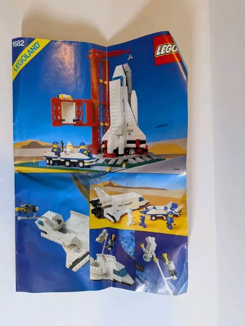 Lego 1682 Space Shuttle Legos Instruction Booklet Only Legoland 