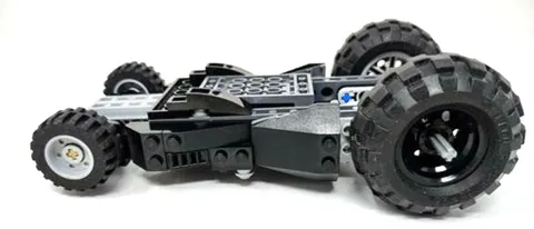 Lego Batmobile Chassis (Parts Only) Black With Tires