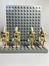 Lego Star Wars Battle droids x 4, Comes with 4 blasters 