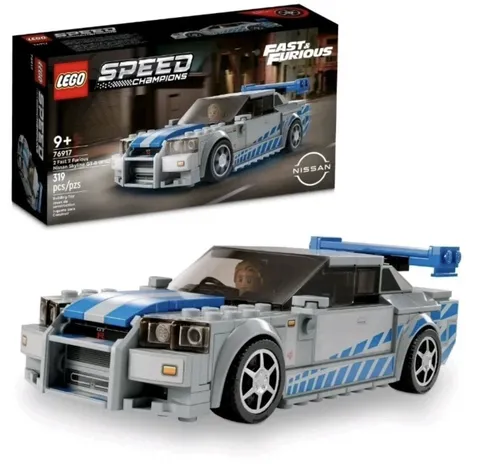 LEGO Speed Champions 2 Fast 2 Furious Nissan Skyline GT-R (R34) Set #76917