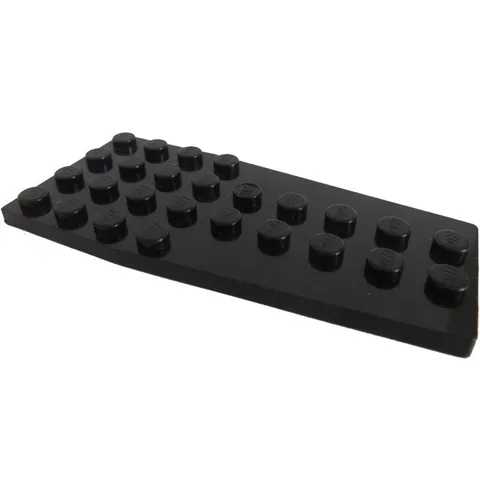 LEGO 10x Black Wedge, Plate 4 x 9 without Stud Notches inv.605