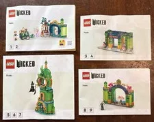 LEGO Wicked Welcome to Emerald City 75684 Instruction Manual Booklet ONLY