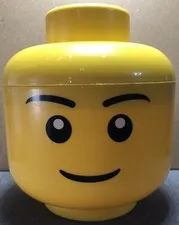 Lego Yellow Head Storage Container Carrying Case.