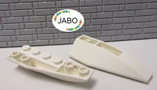 (P14/2/3) LEGO 41764 + 41765 Wedge Brick Wing Negative Inverted 6x2 White