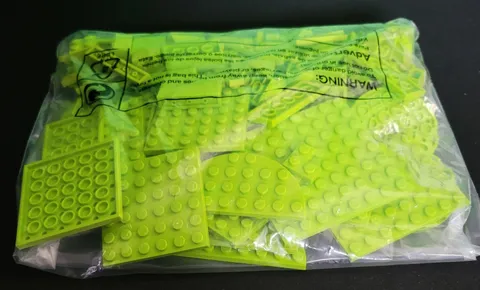LEGO By The Pound Lime Green Bricks 7.4 oz Bag