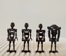 LEGO Clone Wars Droid lot 3 Commando Droids and 1 Super Battle Droid