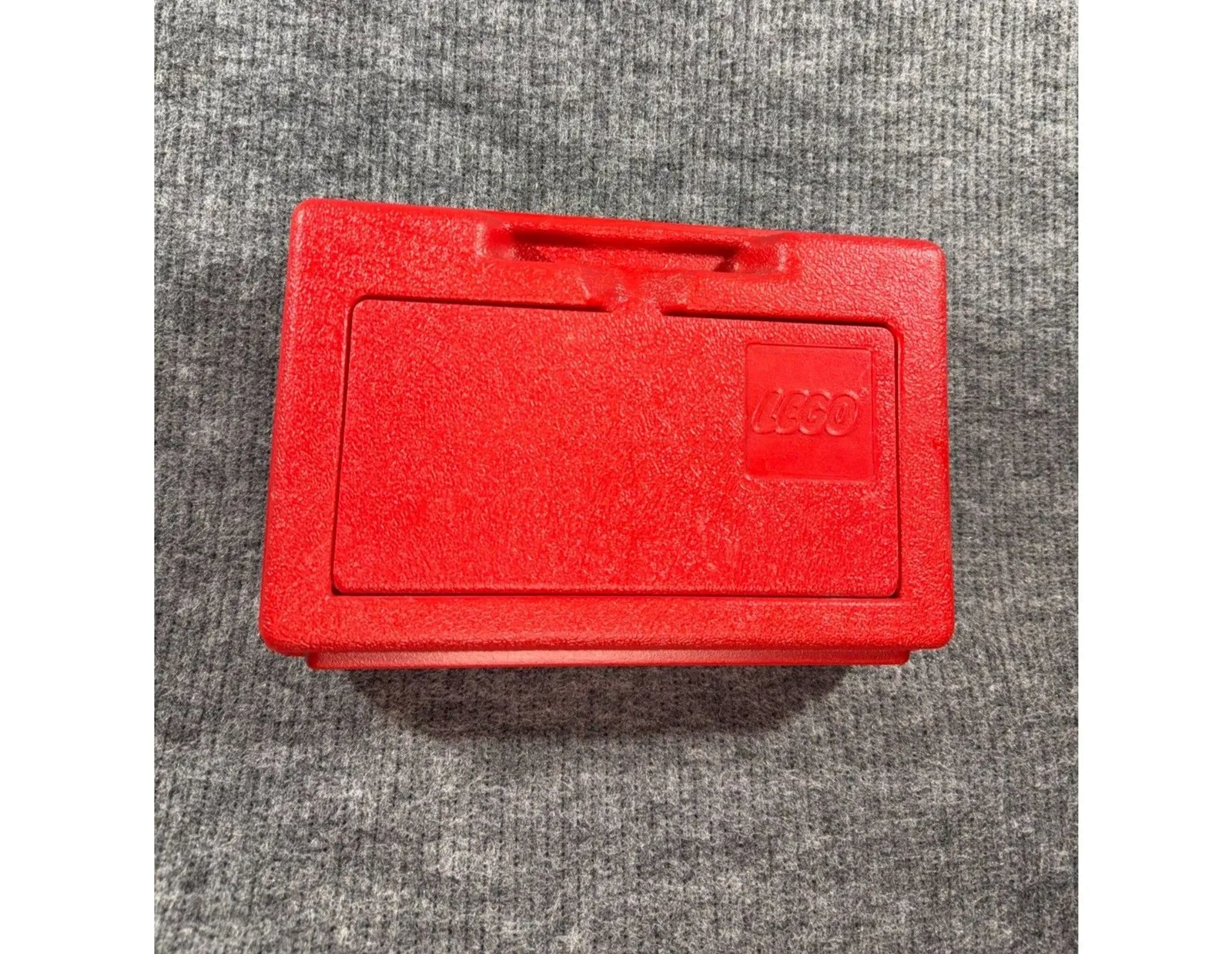 Vintage LEGO Red Storage Case Box 1982 Interlego USA Small Carry Case