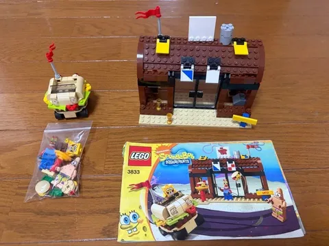 LEGO SpongeBob Krusty Krab Adventures 3833 In 2009 Used Retired Comp W/Manual