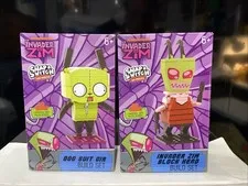 *FREE SHIP* INVADER ZIM + DOG SUIT GIR BlockHead Brick Set Nickelodeon