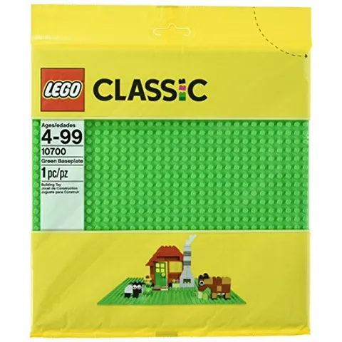 LEGO CLASSIC GREEN BASEPLATE 10700 10”x10” BRAND NEW SEALED