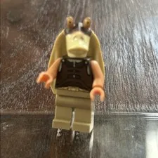 Lego Star Wars Jar Jar Binks Minifigure Rare Printed Head