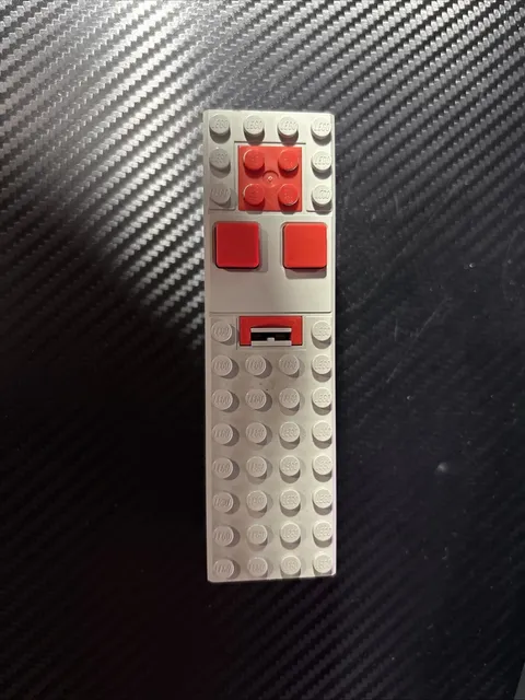 LEGO Red and Gray Battery Box 6 AA Batteries, Untested
