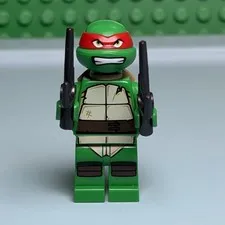 Lego Teenage Mutant Ninja Turtles Minifigure TNT008 Raphael Gritted Teeth F12