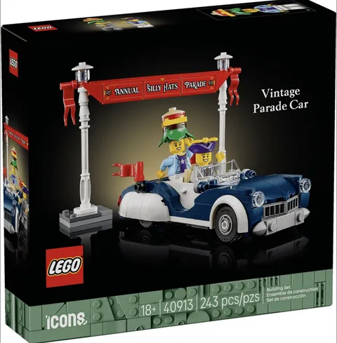 LEGO 40913 Icons Vintage Parade Car - Limited Edition GWP Promo Set Retired