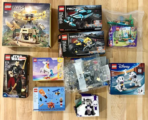 LEGO Bundle Lot Of 9 Boxed Sets (Various Themes & Conditions) Star Wars Disney