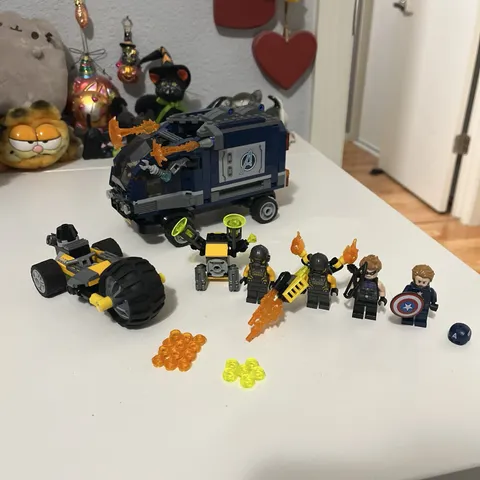 Lego 76143 Avengers Truck Take Down Complete NO Box Or Instructions