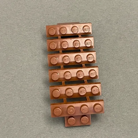 Lego 30134 Stairs Reddish Brown Replacement Add-on Piece Part