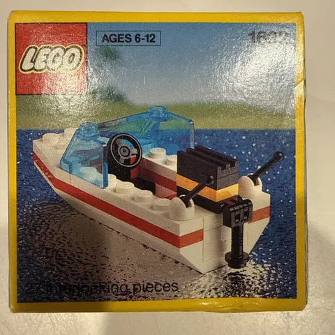 LEGO Classic Town Speed MOTOR BOAT 1632 Building Set Vintage 1990 NEW SEALED