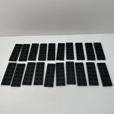 LEGO® Part # 3795  Black 2x6 Plate Lot Of 20