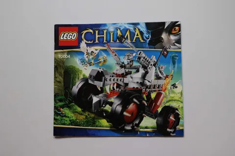 LEGO® LEGENDS OF CHIMA 70004 Wakz' Pack Tracker Instruction Manual Only!